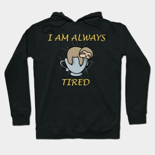 Lazy Sloth Quote Hoodie